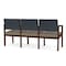 Lesro 3 Seat Tandem Seating W/ No Center Arms, 65 in W 26 in L 31.5 in H, Lenox Series LW3101 - alternate 3